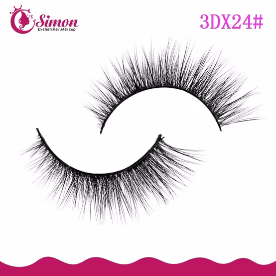 25mm 3D Natural Faux Mink Lashes Glamorous Silk Eyelashes Mink Eyelashes