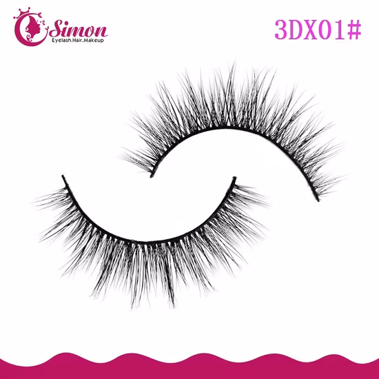 25mm 3D Natural Faux Mink Lashes Glamorous Silk Eyelashes Mink Eyelashes