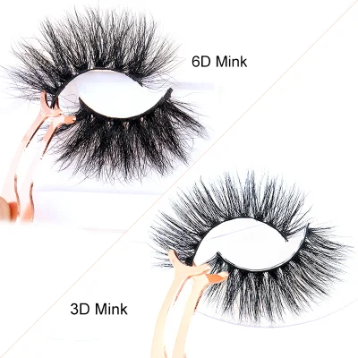 3D Mink Eyelashes Siberian Real Mink Eyelashes Wholesale Custom Packaging Boxes