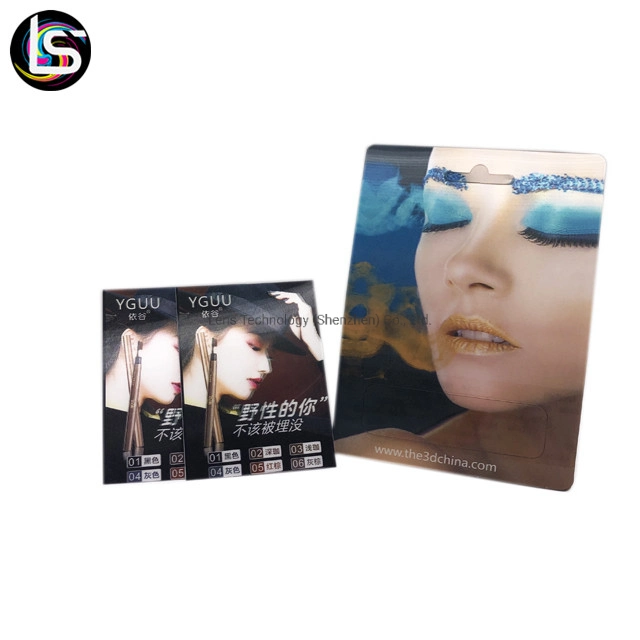 Beautiful Design Lenticular Eyelash Eye Shadow Packaging