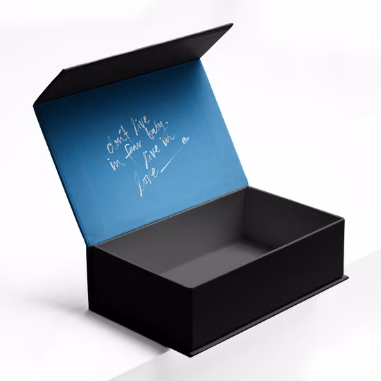 Magnetic Cardboard Charging Flip Eyelashes Gift Box Packaging Necklace 100 for Berad with Mirror