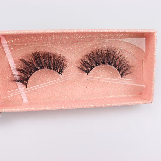 25mm 3D Natural Faux Mink Lashes Glamorous Silk Eyelashes Mink Eyelashes