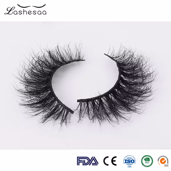 3D Synthetic Private Label False Eyelashes Band False Eyelashes and Custom Private Label Faux Mink Eyelash